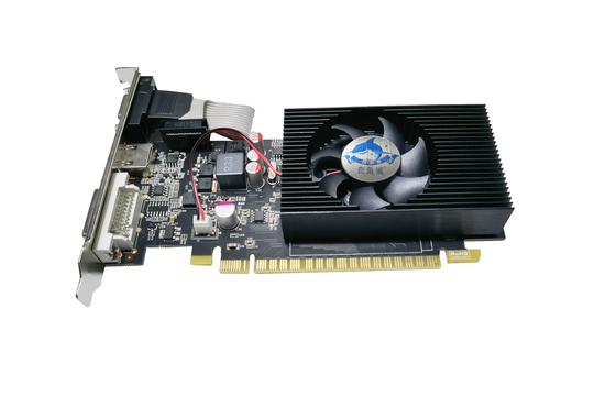 Geforce Gddr3 Gt730 2G / 4G 64bit Kartu Grafis Komputer Grosir Jam Gaming 1080 Hitam Baru