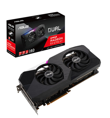 GPU baru A SUS RX6700XT 12 GB kartu grafis 16 GHz 256bit kartu grafis gaming amd radeon rx6700xt