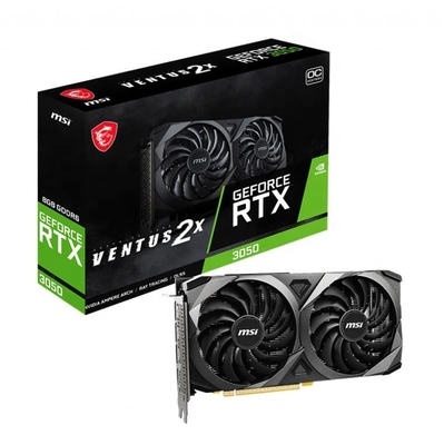 Baru MSI RTX 3050 GPU GeForce 3050 8GB GDDR6 rtx3050 Kartu Grafis Gaming PC
